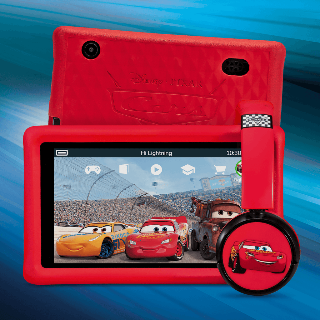 Disney and Pixar's Cars 7" Tablet & Headphones Bundle - Pebble Gear UK
