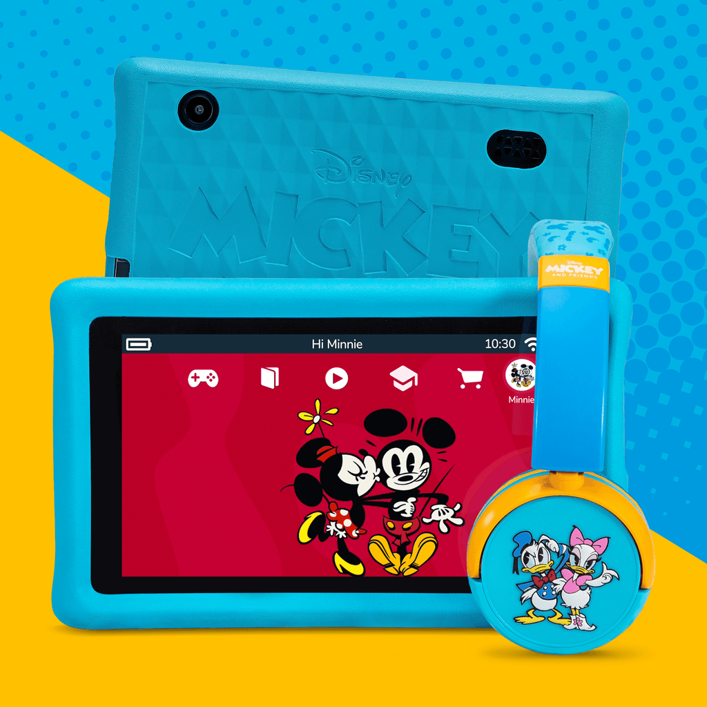 Disney's Mickey and Friends 7" Tablet & Headphone Bundle - Pebble Gear UK